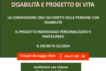 Incontro su "Disabilità e progetto di vita"
