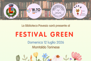 La Biblioteca Pavesio sarà presente al Green Festival di Montaldo Torinese
