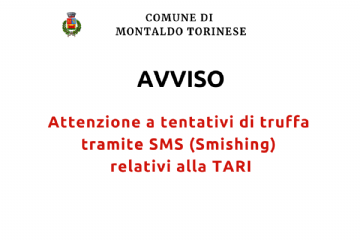 Attenzione a tentativi di truffa  tramite SMS (Smishing)  relativi alla TARI